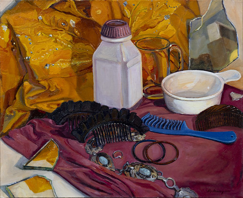 Flickr Oil, 1990, Museum Achat, 1993.04, 15" x 19"